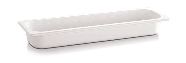 APS GN 2/4 Tablett Sinus – 53 X 16,2 Cm, Aus Melamin, Weiß, Spülmaschinengeeignet