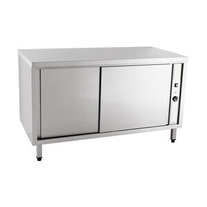 Wärmeschrank 1200 x 600 x 850 mm
 ohne Aufkantung m. Türen Cookmax orange