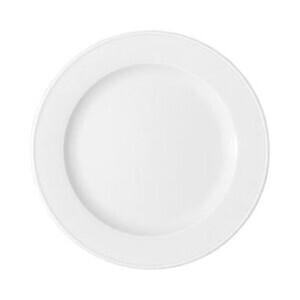 Teller flach 16cm Fahne         5382/16 Bonn weiss Bauscher