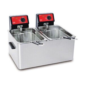 Tisch-Fritteuse Doppelbecken frifri Eco 6+6 Frifri
