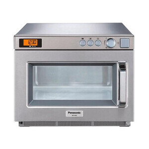 Mikrowellengerät Panasonic NE 1643 1600 Watt Cookmax silver