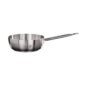 24cm Sauteuse o. Deckel 3,6 ltr. Edelstahl, induktionsgeeignet Cookmax