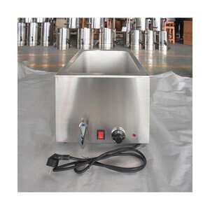 Wasserbad GN 1/1 / tief 205 mm mit Hahn ohne Einsätze 230V/50Hz/1,2W 