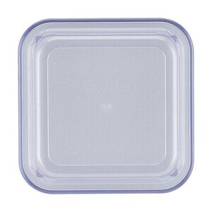 Deckel hoch 119 x 119 mm transparent blau Bauscher