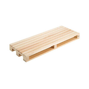 Holzpalette 40 x 15 cm natur Contacto