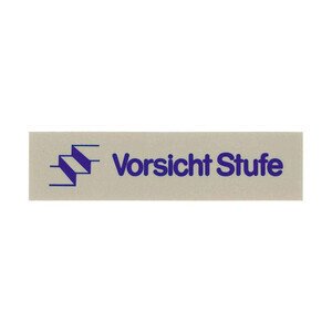 Wortschild VORSICHT STUFE Contacto