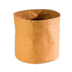 Brottasche Lederoptik beige PAPERBAG 24cm H.24cm Assheuer & Pott