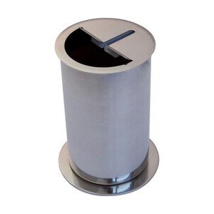 Tortenmesser-Abstreif-Behälter mit Schlitzdeckel 18/10 H: 18cm 