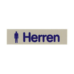 Wortschild HERREN Contacto