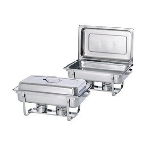 Twin Pack - 2 Chafing Dishes 1/1 GN stapelbar Bartscher