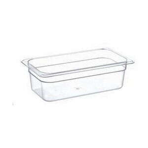 Behälter KU GN 1/3-100 17,6 x 32,5 x 10 cm Polycarbonat Cookmax black