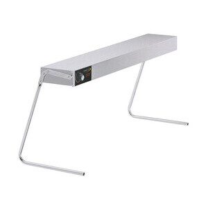 Wärmebrücke mit ""C"" Fuß-Gestell  
107 x 31 x 42 cm  230 V / 1,08 kW Cookmax black