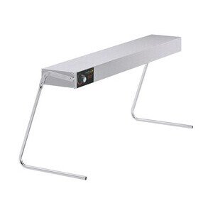 Wärmebrücke mit ""C"" Fuß-Gestell  
107 x 31 x 42 cm  230 V / 1,08 kW Cookmax black