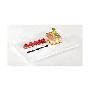 Tablett Sushiplatte 53 x 18 cm H. 3 cm Pure weiss Assheuer & Pott