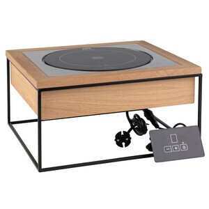 Induktionsstation, 4-tlg. Set 35,4 x 32,5 cm, H: 19 cm Ø 24 cm, 900 Watt Assheuer & Pott