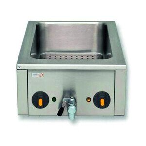 Bainmarie GN 1/1 h, 15 cm 40,0 x 60,0 x 20,0 230 V / 1,8 kW Cookmax black