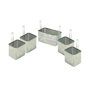 Nudelkorb-Set für Kocher 249002 1 Korb:298x163x160  4 Körbe:143x163x160 Cookmax black