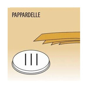Matrize Pappardelle für Nudelmaschine 516002 und 516003 Cookmax black