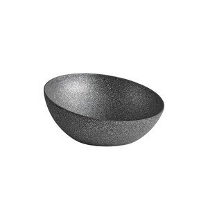 Schale FROSTFIRE Ø 26,5 cm, H: 7 / 12 cm schwarz/silber Assheuer & Pott
