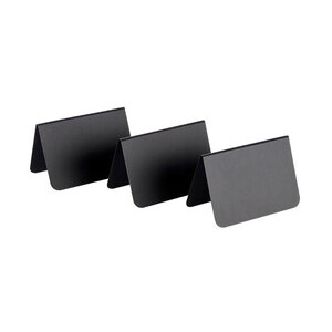 Tischaufsteller 10er Set 10,5 x 6 x 6,5 cm PVC schwarz Assheuer & Pott
