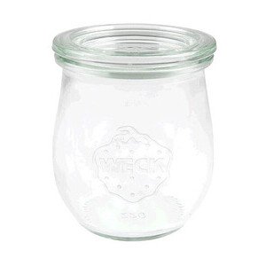 Miniglas Tulpen-Form 220 ml o. Klammern u. Gummi Weck