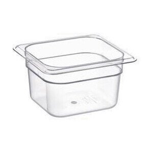 Behälter KU GN 1/6-100 16,2x17,6x10 cm Polycarbonat Cookmax black