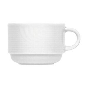 Kaffee-Obere 0,18 ltr. Stapelb. 2510/18 Carat Weiss Bauscher