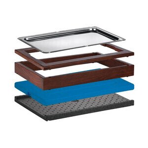 Modul ICE 6,5cm dunkel gebeizt Wood 