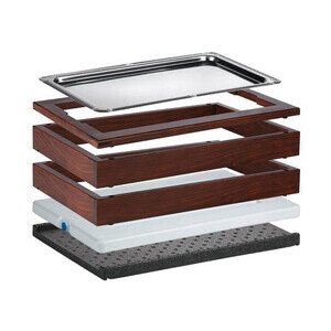 Modul ICE 13cm dunkel gebeizt Wood 