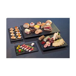Tablett"Lava" GN 1/3 H:1,2cm Schiefer Melamin 