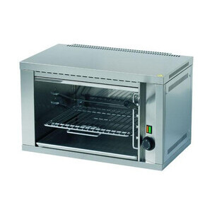 Salamander 230 V 2,3 kW  höhenverstellbarer Rost Cookmax black