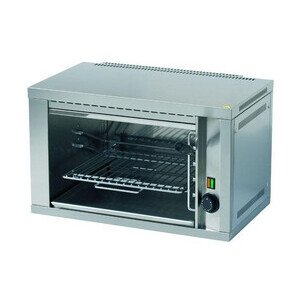 Salamander 230 V 2,3 kW  höhenverstellbarer Rost Cookmax black
