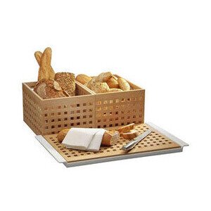 Brotkiste klein 34x26x12,5cm Buche f. Brotstation 