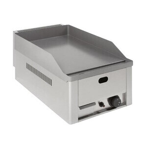 Gas-Grillplatte, glatt 
32 x 60 x 22 cm 4 kW Cookmax black