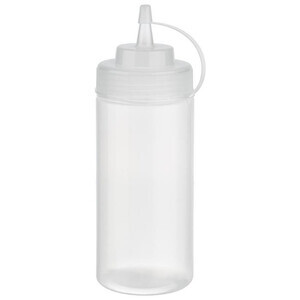 Quetschflasche 0,49ltr. 6er Set H. 20 cm transparent Assheuer & Pott