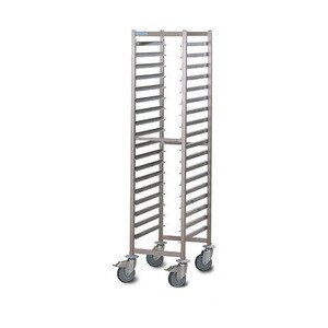 Regalwagen 18 x GN 1/1 Längseinschub Cookmax silver