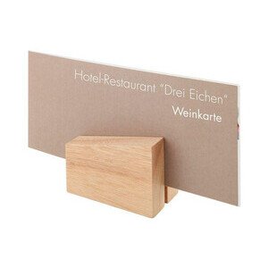 Set 2 St.8,5x6cm  Kartenhalter Holz Assheuer & Pott