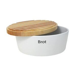 Brottopf 36x23x13 cm weiß Continenta