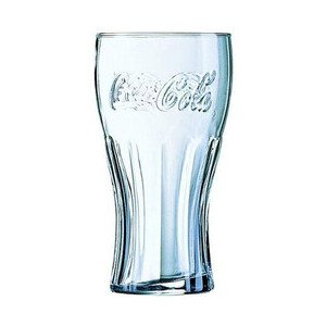 Becher 37 cl  0,3 L /-/ Coca Cola  Konturglas Arcoroc