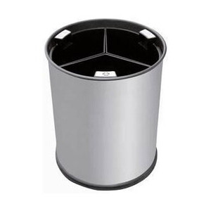 Abfallbehälter mit Trennsystem, 13,0 l, Cookmax black