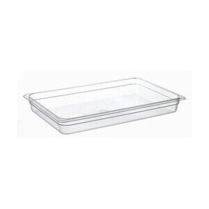 Behälter KU GN 1/1-65 32,5 x 53 x 6,5 cm Polycarbonat Cookmax black