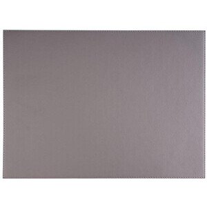 Tischset Kunstleder grau 45 x 32,5 cm Assheuer & Pott