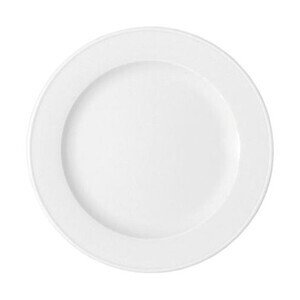 Teller flach 27cm Fahne         5382/27 Bonn weiss Bauscher