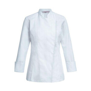 Damen-Kochjacke Gr.L weiss Cuisine Basic 65%PES 35%CO Greiff since 1902