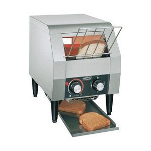 Durchlauftoaster, für 180 Scheiben/h  28,9 x 41,6 x 38,7 cm 230V / 1,3kW Cookmax black