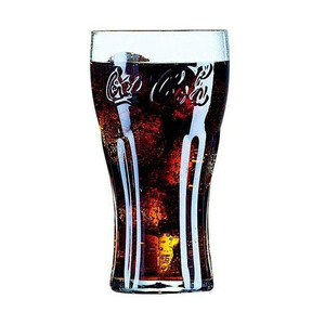 Becher  46cl 0,4 L /-/ Coca Cola  Konturglas Arcoroc