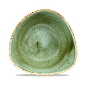 Bowl dreieckig 18,5cm Stonecast Samphire Green Churchill