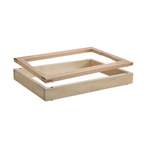 Rahmenset Aufsatz"Wood" 65+20mm Buche 2er Set 