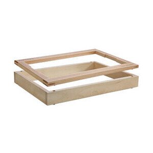 Rahmenset Aufsatz"Wood" 65+20mm Buche 2er Set 
