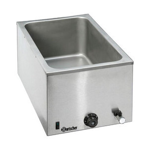 Wasserbad Bain Marie
 mit Wasserablaufhahn GN1/1-200mm Bartscher